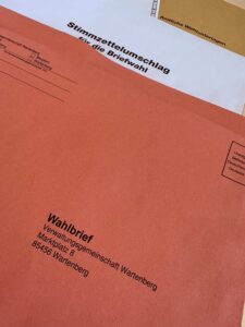 Kommunalwahl 2026 – Beantragung der Briefwahlunterlagen